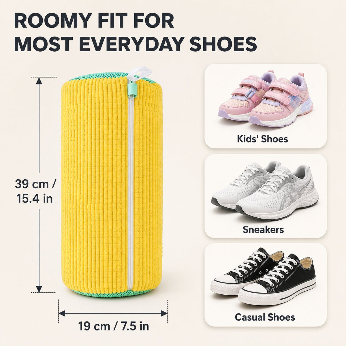 💥Last Day Buy 1 Get 1 Free💥Laundry Shoe Washing Bag for Washing Machine