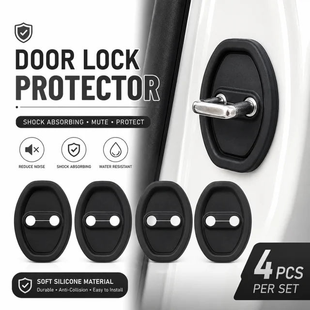 🔥 BOGO SALE – Buy 1 Get 1 FREE |Car Door Lock Silicone Cover - Sound Dampening Pad
