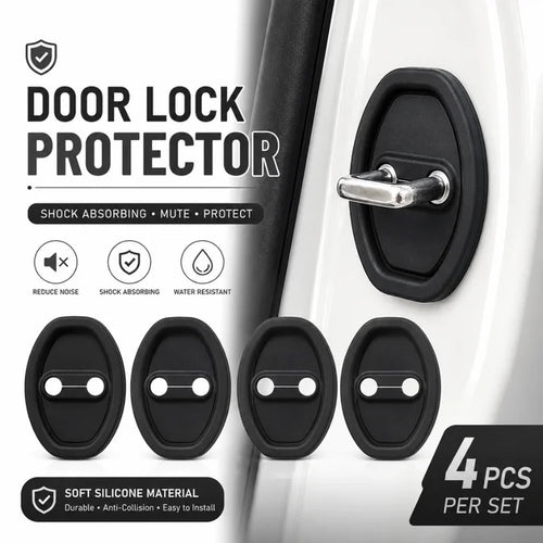 🔥 BOGO SALE – Buy 1 Get 1 FREE |Car Door Lock Silicone Cover - Sound Dampening Pad