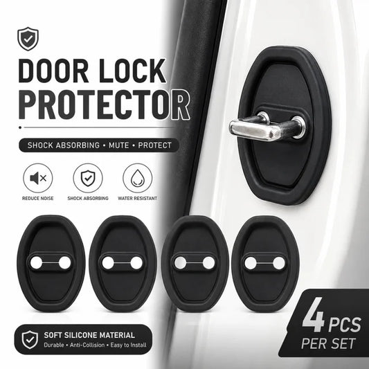 🔥 BOGO SALE – Buy 1 Get 1 FREE |Car Door Lock Silicone Cover - Sound Dampening Pad