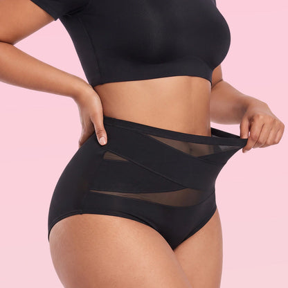 🔥Last Day Buy 1 Get 2 Free🎁Plus-Size High-Waist Cross Tummy Control Panties
