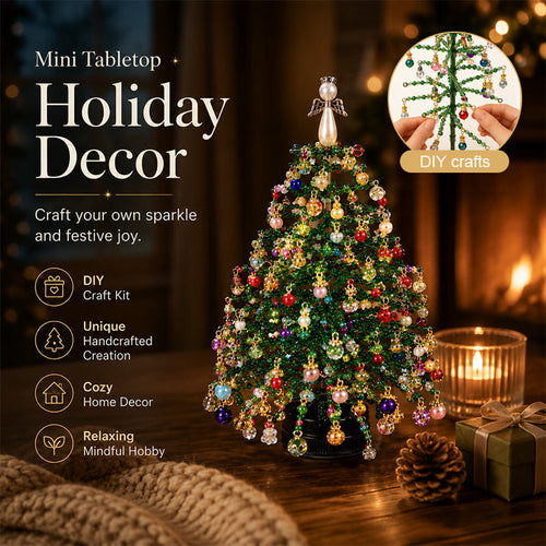 🎃🎄 Limited Holiday Edition ✨ DIY Beaded Seasonal Tree Kit – 4 Festive Designs