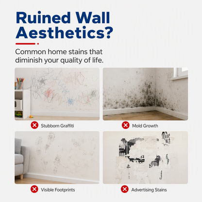 🔥Last Day Buy 1 Get 1 Free🔥Waterproof Wall Repair Paste with Integrated Small Roller Brush