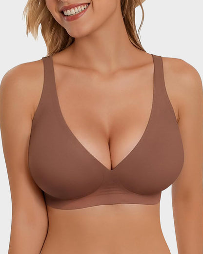 🔥Last Day Buy 1 Get 1 Free🔥Seamless Deep V Push-Up Wireless Bra