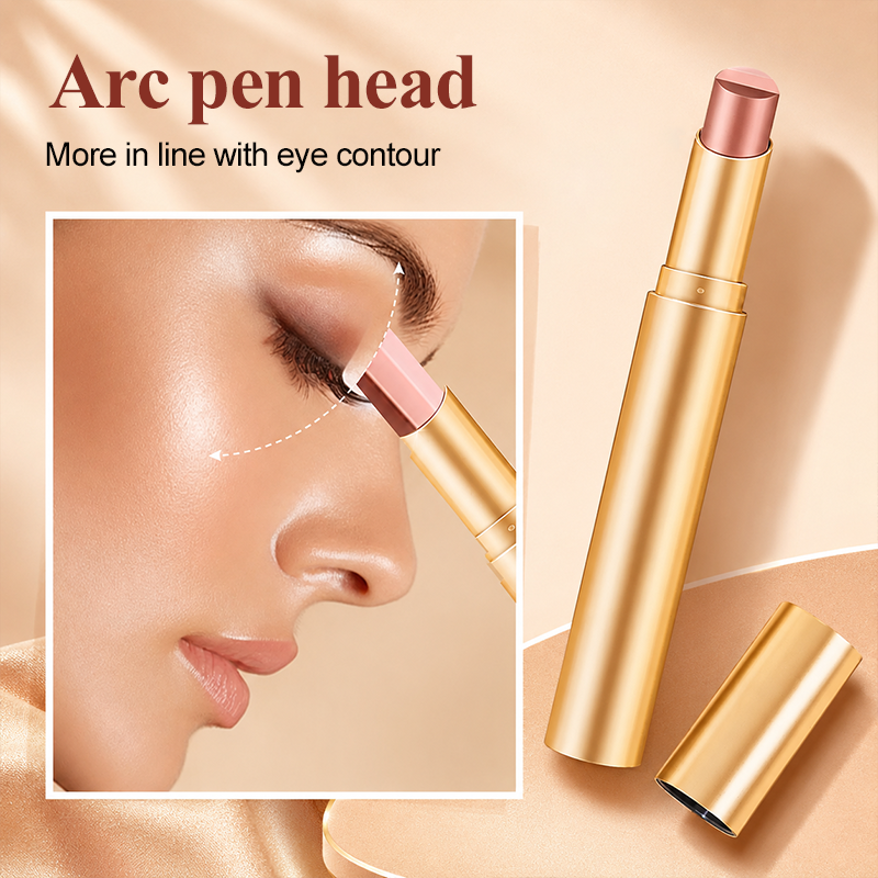 🔥Last Buy 1 Get 1 Free Each $9.99 Only🔥3 in 1 Easy Eyeshadow Stick for Beginners Waterproof Longwear Shimmer Makeup Set
