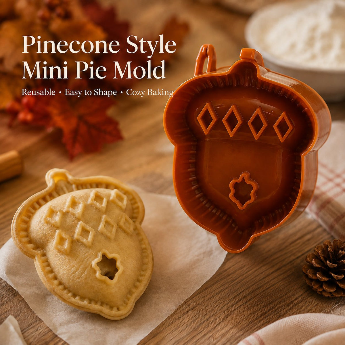 🎄Holiday Pre-sale🎅 Festive Baking Molds ✨ Perfect Pies & Cookies Every Time