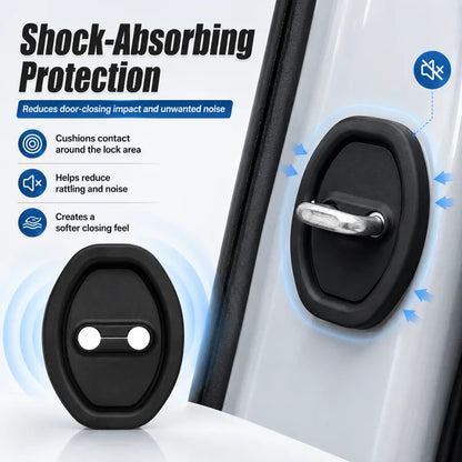 🔥 BOGO SALE – Buy 1 Get 1 FREE |Car Door Lock Silicone Cover - Sound Dampening Pad
