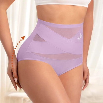 🔥Last Day Buy 1 Get 2 Free🎁Plus-Size High-Waist Cross Tummy Control Panties