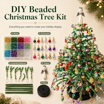 🎃🎄 Limited Holiday Edition ✨ DIY Beaded Seasonal Tree Kit – 4 Festive Designs
