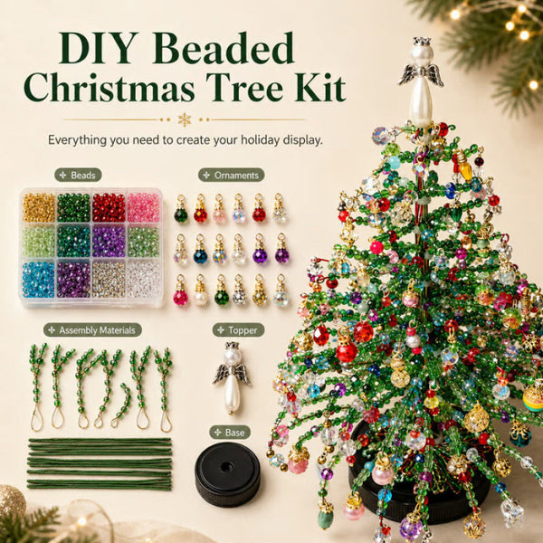 🎃🎄 Limited Holiday Edition ✨ DIY Beaded Seasonal Tree Kit – 4 Festive Designs