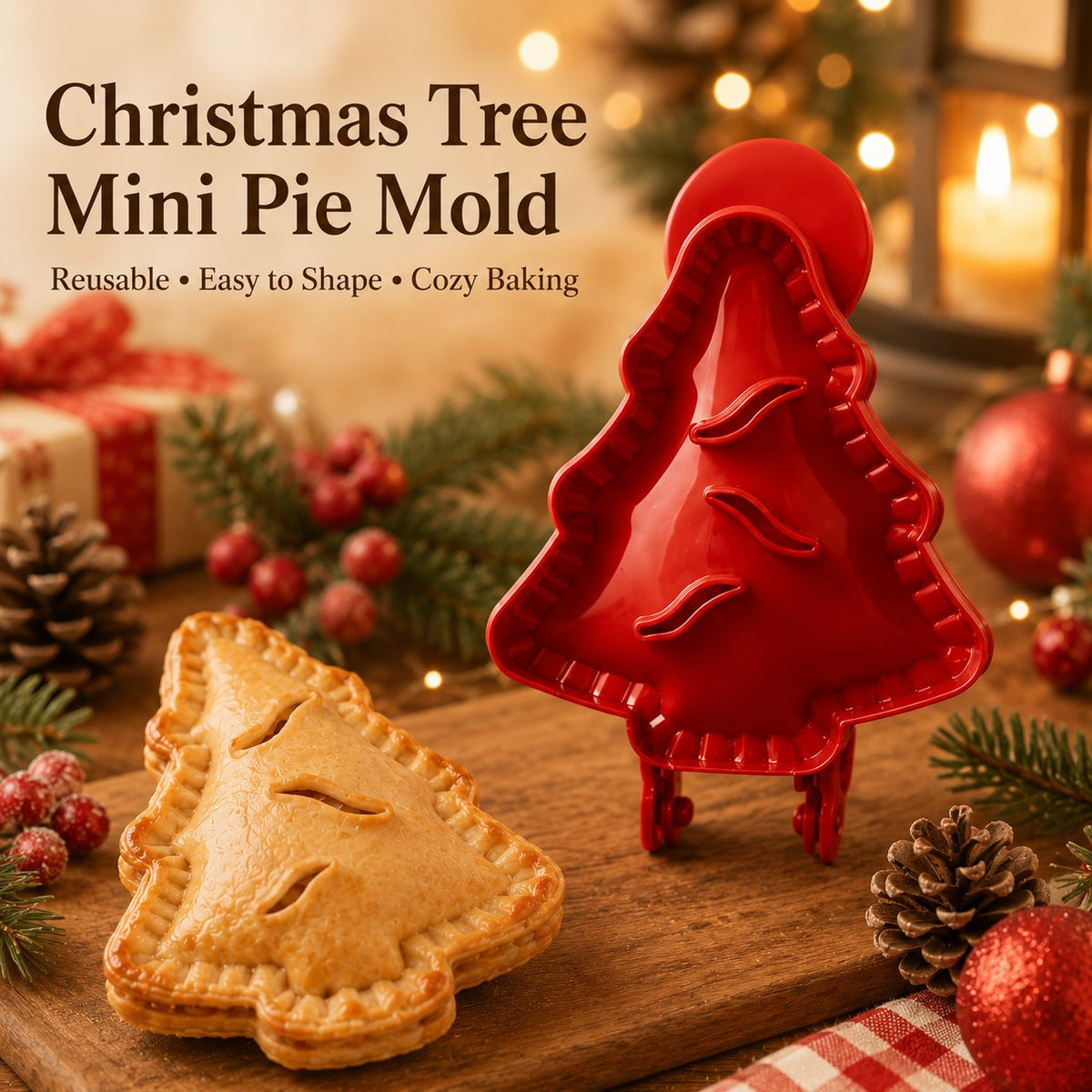 🎄Holiday Pre-sale🎅 Festive Baking Molds ✨ Perfect Pies & Cookies Every Time