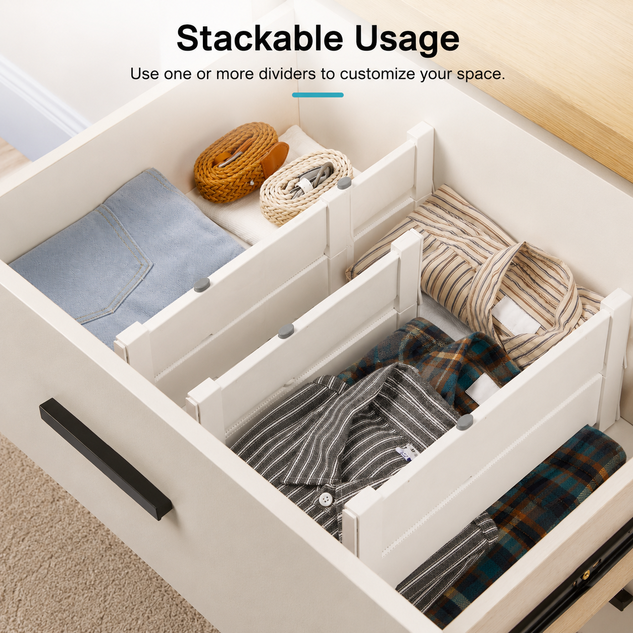Adjustable Drawer Dividers