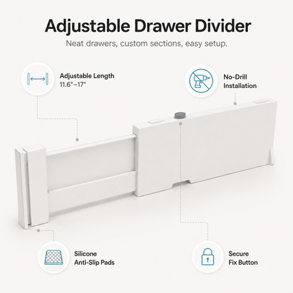Adjustable Drawer Dividers