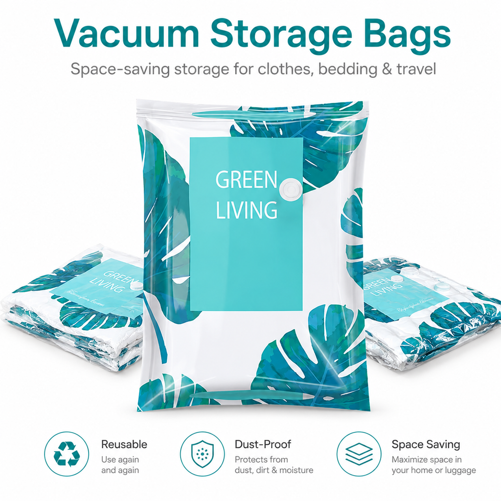 Reusable Vacuum Storage Bags