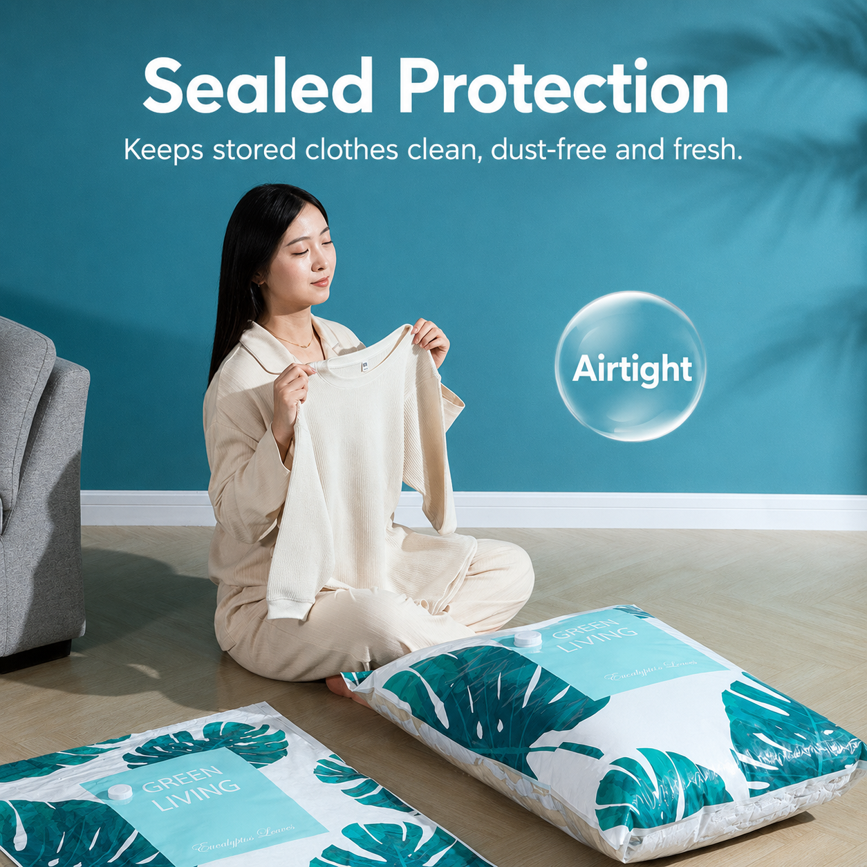 Reusable Vacuum Storage Bags