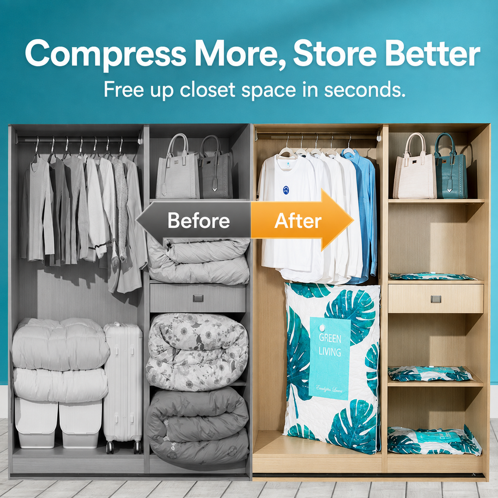 Reusable Vacuum Storage Bags