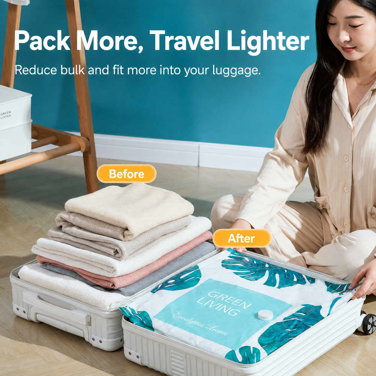 Reusable Vacuum Storage Bags