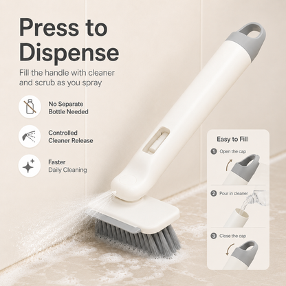 Multifunctional Refillable Crevice Cleaning Brush