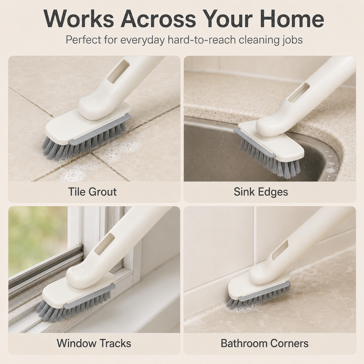 Multifunctional Refillable Crevice Cleaning Brush