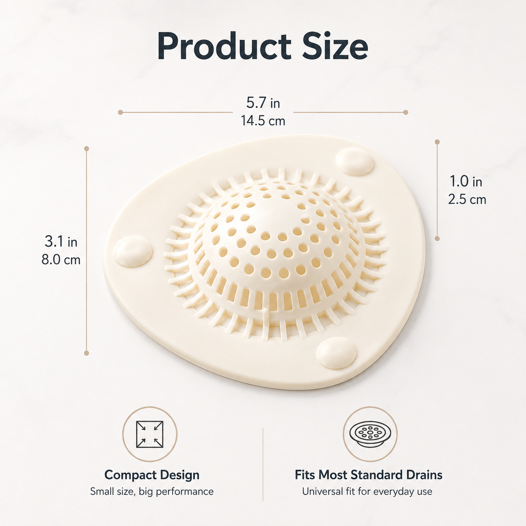Silicone Suction Drain Hair Catcher