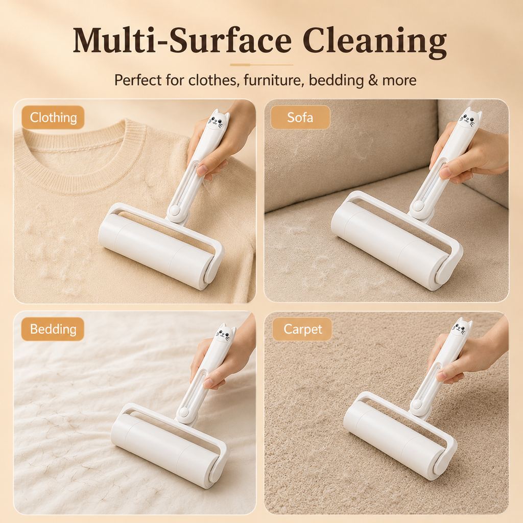 Foldable Wide Adhesive Lint Roller