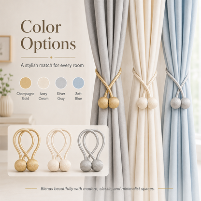 Magnetic Curtain Tiebacks