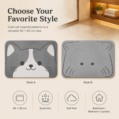 Quick-Dry Soft Diatomaceous Bath Mat