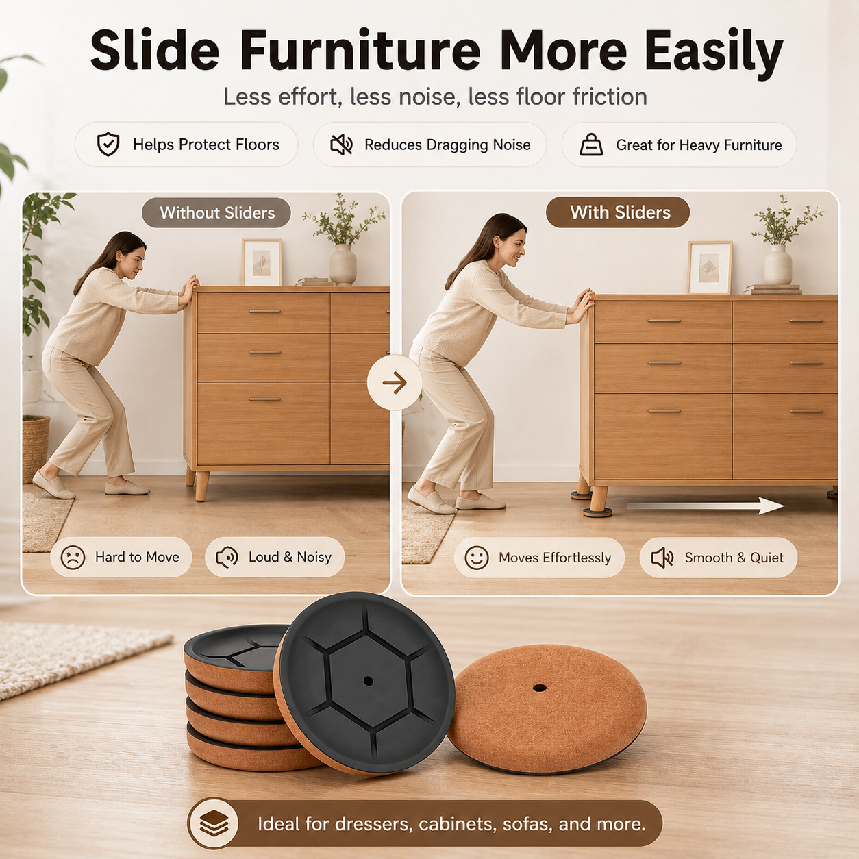 Furniture Moving Slider Pads