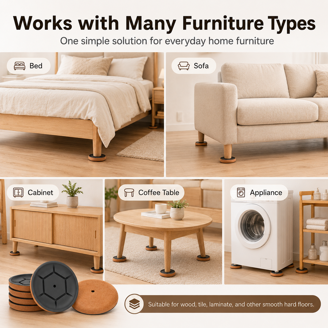Furniture Moving Slider Pads