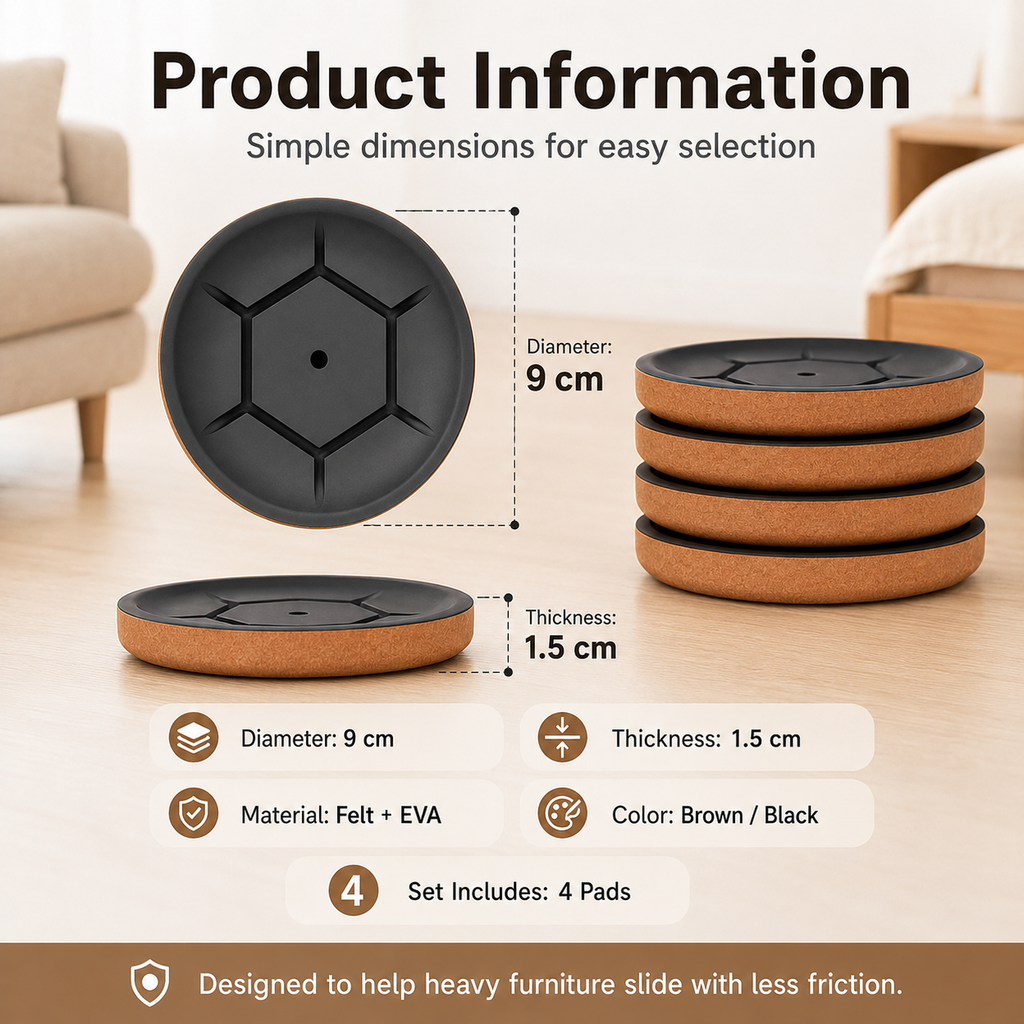 Furniture Moving Slider Pads