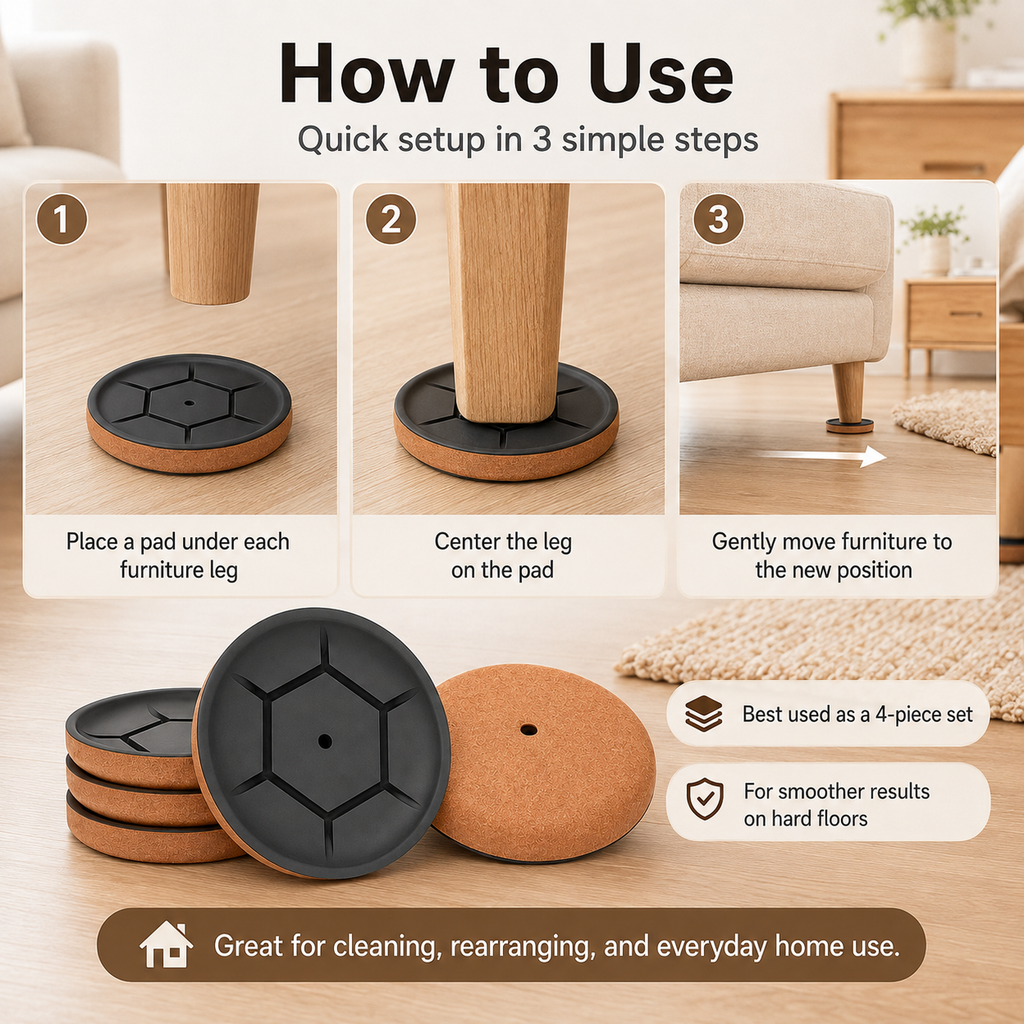 Furniture Moving Slider Pads