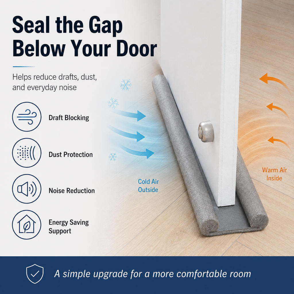 Under-Door Draft Stopper &amp; Gap Seal