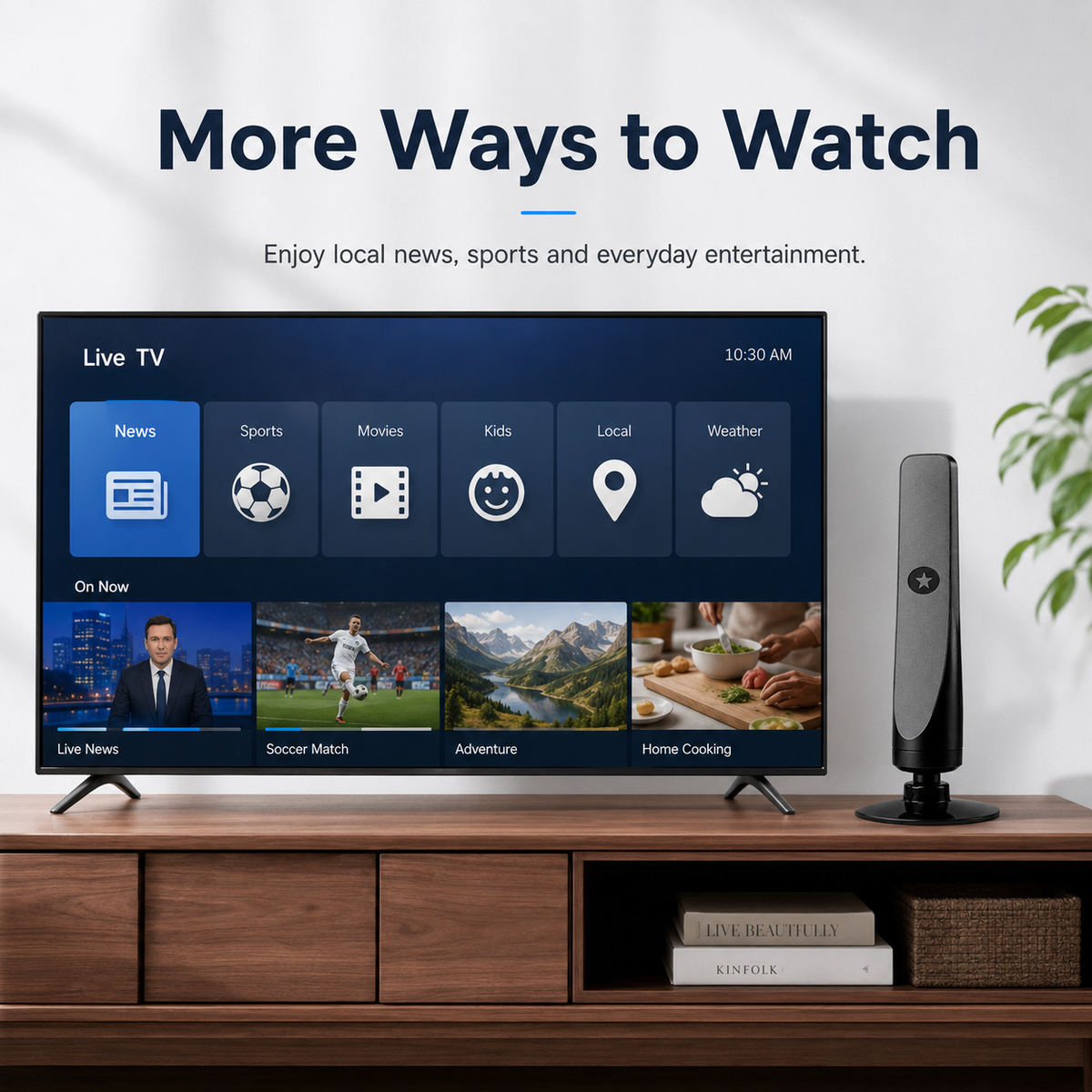🔥50% Off for a Limited Time⚡️ HD TV Antenna – No Subscription, Easy Setup