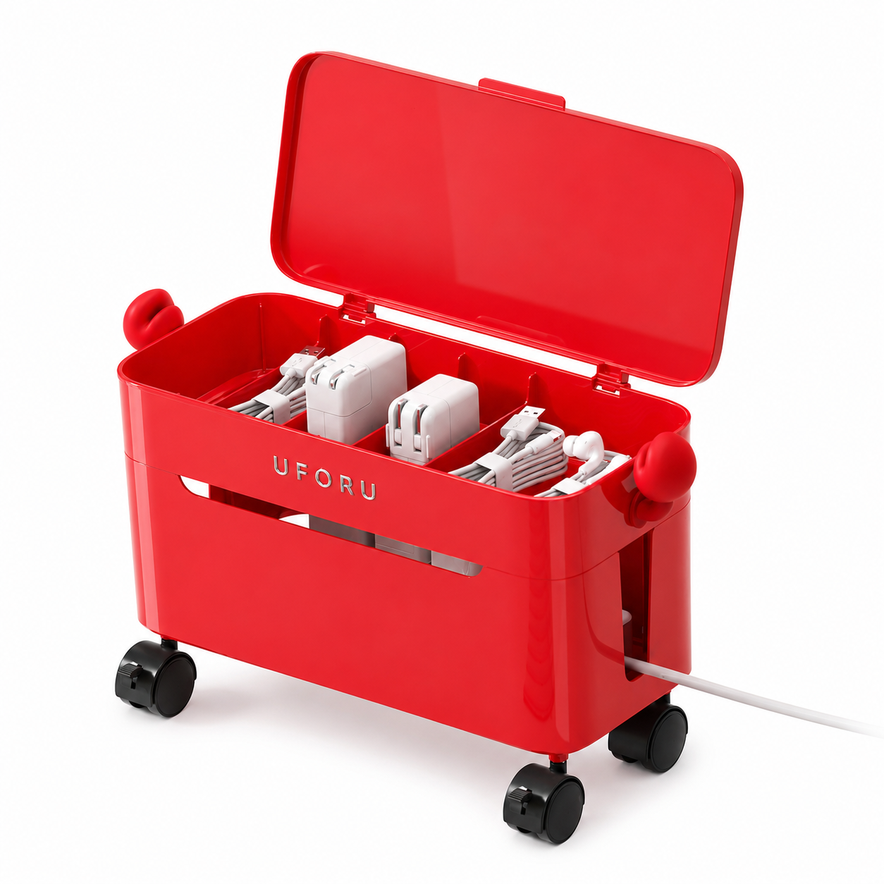 Power Strip &amp; Cable Management Storage Box