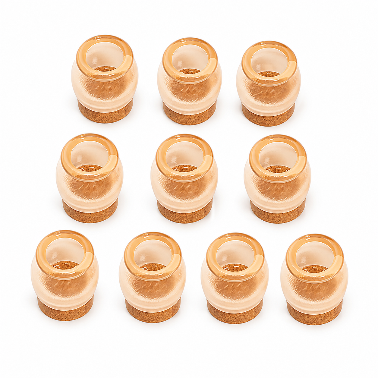 Silent Glide Chair Leg Protectors with Felt Pads – 16 Pack