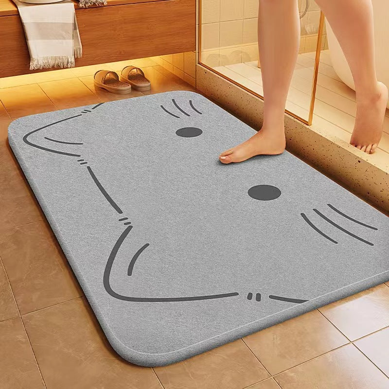 Quick-Dry Soft Diatomaceous Bath Mat