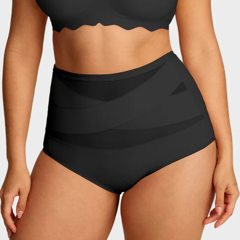 🔥Last Day Buy 1 Get 2 Free🎁Plus-Size High-Waist Cross Tummy Control Panties