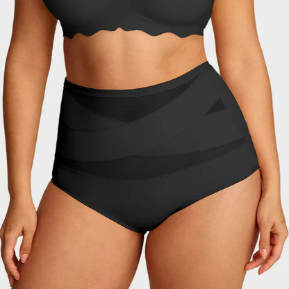 🔥Last Day Buy 1 Get 2 Free🎁Plus-Size High-Waist Cross Tummy Control Panties