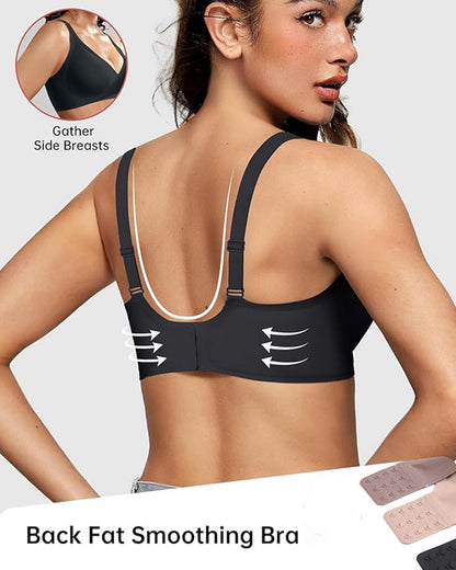 🔥Last Day Buy 1 Get 1 Free🔥Seamless Deep V Push-Up Wireless Bra