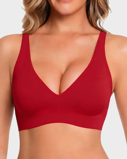 🔥Last Day Buy 1 Get 1 Free🔥Seamless Deep V Push-Up Wireless Bra