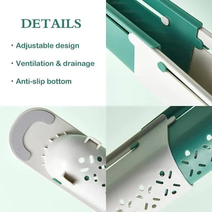 🔥Last Day Buy 1 Get 1 Free🔥Updated Telescopic Sink Storage Rack