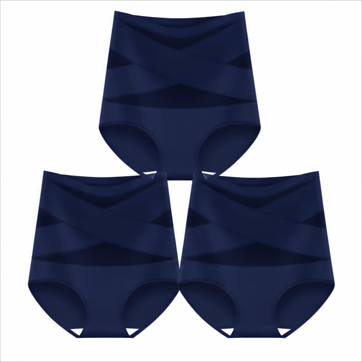 🔥Last Day Buy 1 Get 2 Free🎁Plus-Size High-Waist Cross Tummy Control Panties