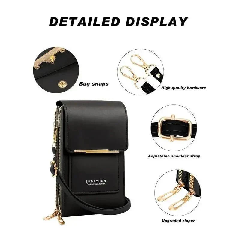 🔥Last Day Buy 1 Get 1 Free $14.99 Each🔥Simple And Elegant Women's Touchscreen Crossbody Phone Wallet