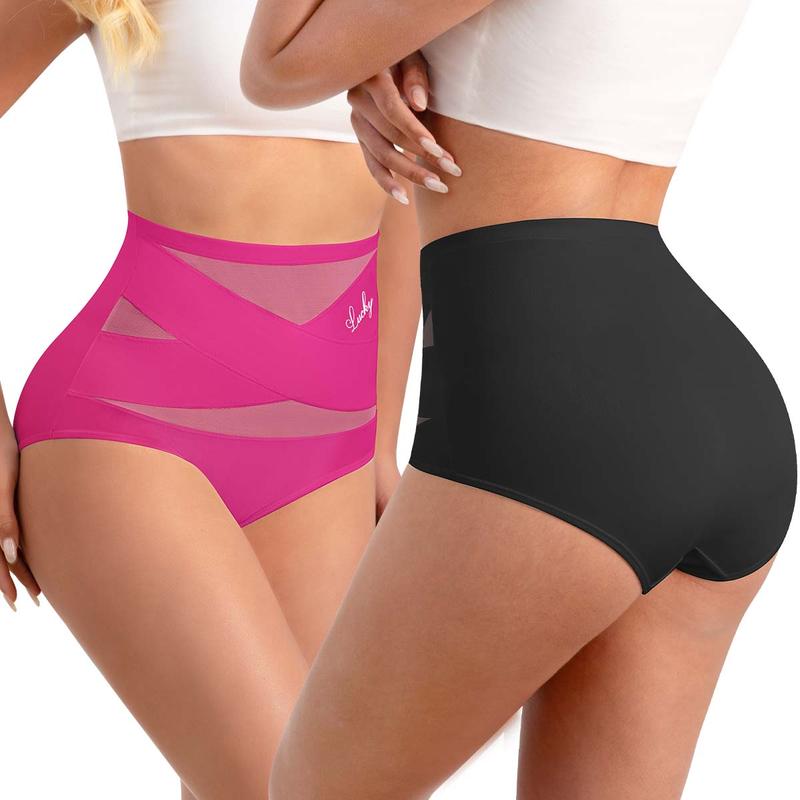 🔥Last Day Buy 1 Get 2 Free🎁Plus-Size High-Waist Cross Tummy Control Panties