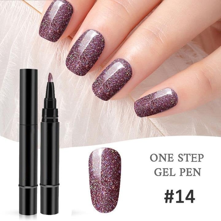 💅 Last Day Buy 1 Get 1 Free - Each $ 9.99 ✨One Step Nail Gel Pen🎨