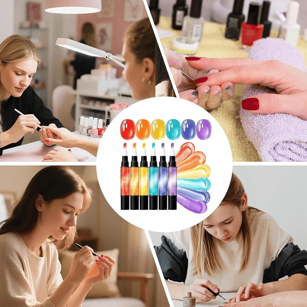 One-Step Nail Gel Pen manicure inspiration