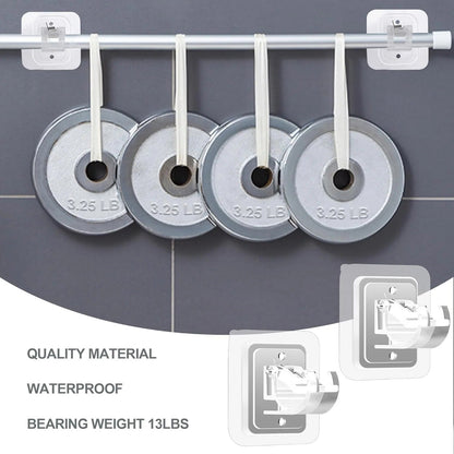 🔥Last Day Buy 2 Get 1 Free (18 PCS) 🔥 No-Drill Curtain Brackets — Hold Up to 13 lbs! 💪