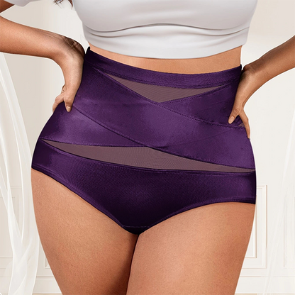 🔥Last Day Buy 1 Get 2 Free🎁Plus-Size High-Waist Cross Tummy Control Panties