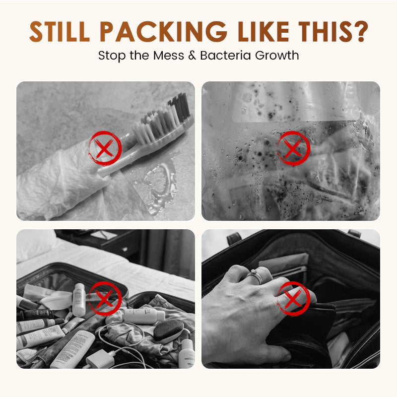 🔥Last Day Buy 1 Get 1 Free 🧳🧼  Portable Lightweight Travel Toiletry Bag – Smart internal dividers, compact EVA build & water‑resistant. Keeps toiletries organised – perfect for trips & gym! ✈️✨