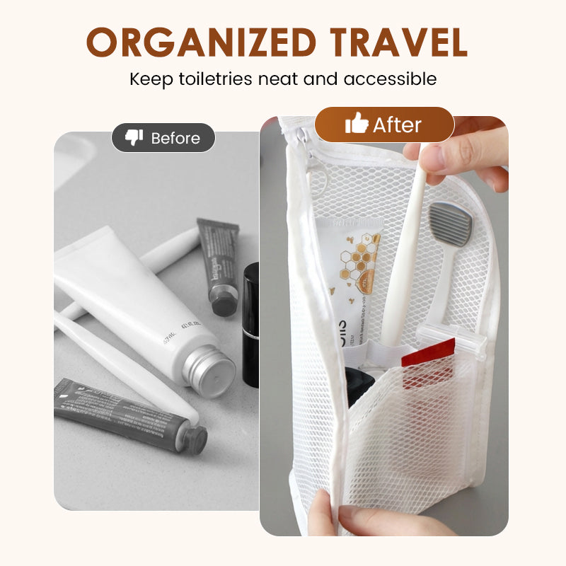 🔥Last Day Buy 1 Get 1 Free 🧳🧼  Portable Lightweight Travel Toiletry Bag – Smart internal dividers, compact EVA build & water‑resistant. Keeps toiletries organised – perfect for trips & gym! ✈️✨